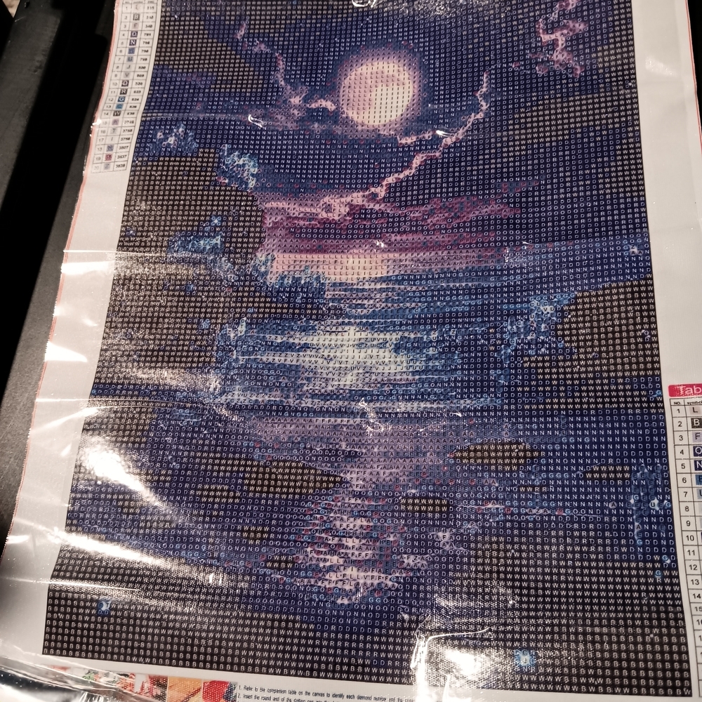 Moonlit Ocean Diamond Painting Kit 30x40 - Picture 1 of 5